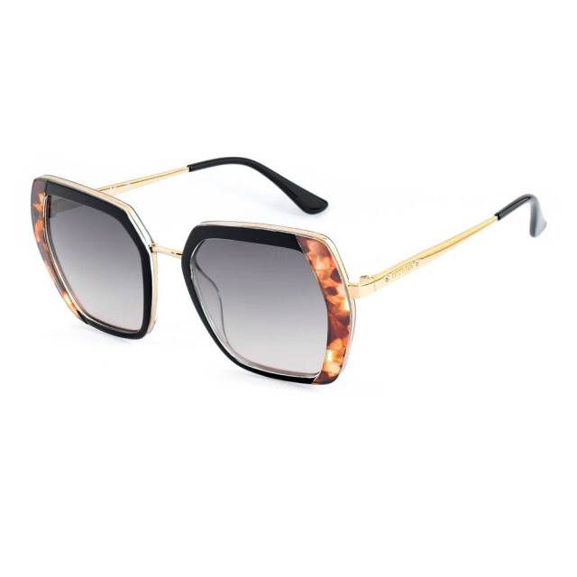 Guess Zwarte metalen zonnebril voor vrouwen Guess Zwarte Metalen Zonnebril voor Vrouwen large