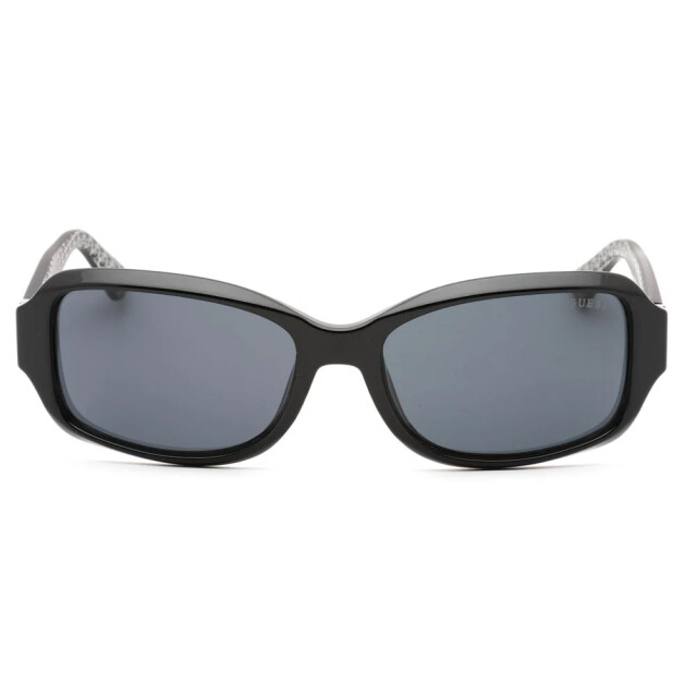 Guess Zwarte hars zonnebril voor dames 55mm Guess Zwarte Hars Zonnebril Voor Dames 55mm large