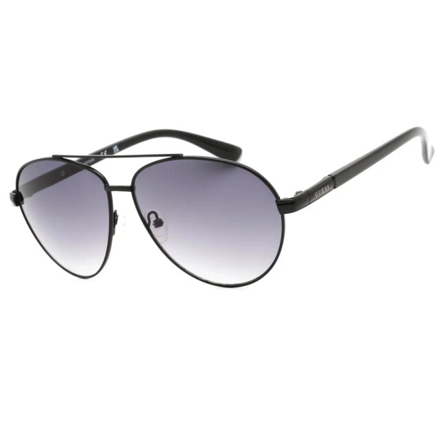 Guess Zwarte metalen zonnebril voor mannen Guess Zwarte Metalen Zonnebril Voor Mannen large