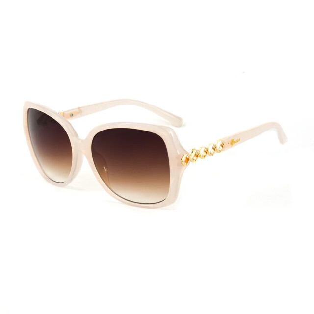Guess Bruine hars zonnebril voor dames 58 mm Guess Bruine Hars Zonnebril Voor Dames 58 mm large