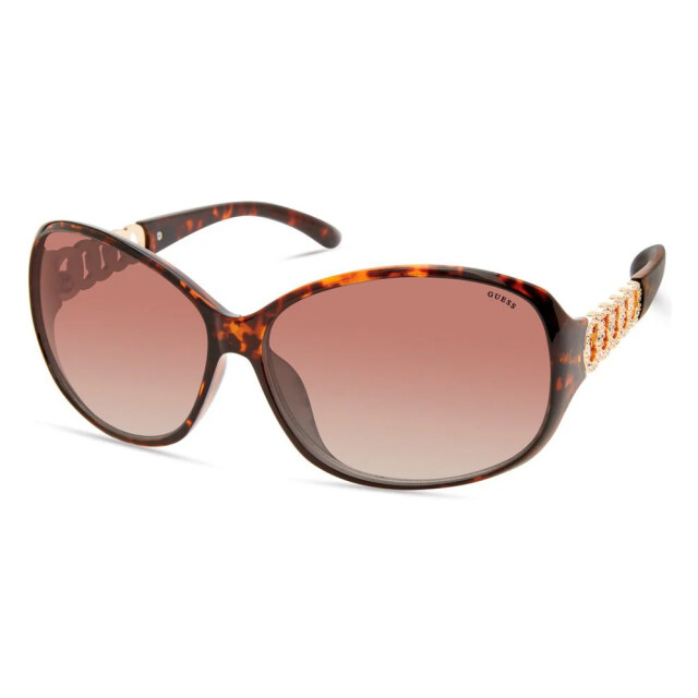 Guess Bruine hars zonnebril voor dames 63 mm Guess Bruine Hars Zonnebril voor Dames 63 mm large