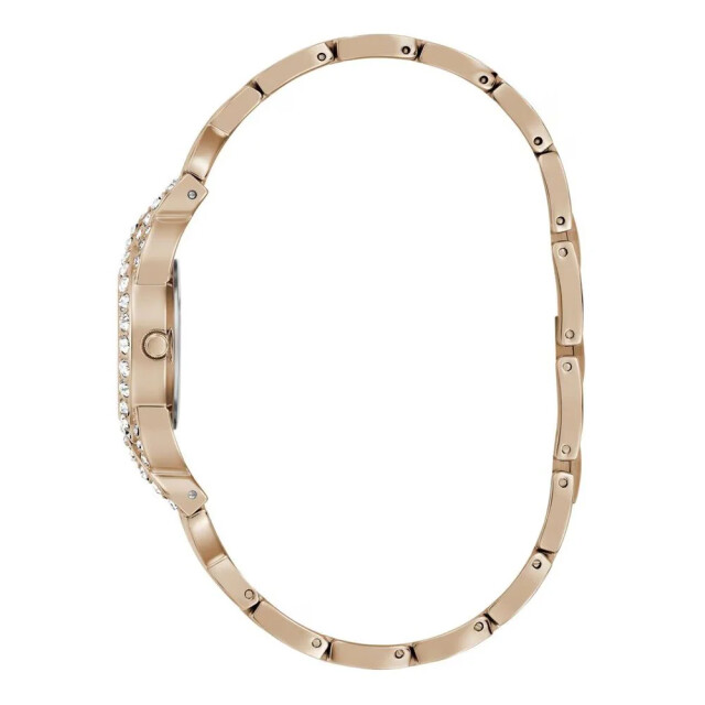 Guess Multicolor rvs horloge met roze accenten Guess Multicolor RVS Horloge Met Roze Accenten large
