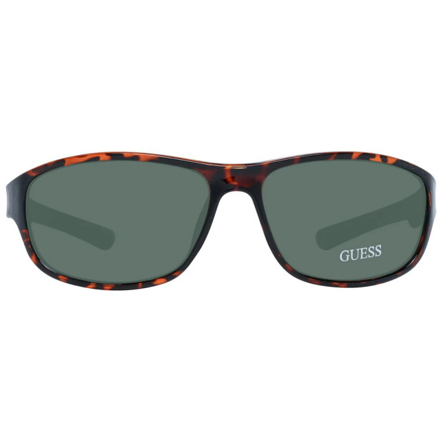 Guess Brown unisex zonnebril met groene lenzen Guess Brown Unisex Zonnebril Met Groene Lenzen large