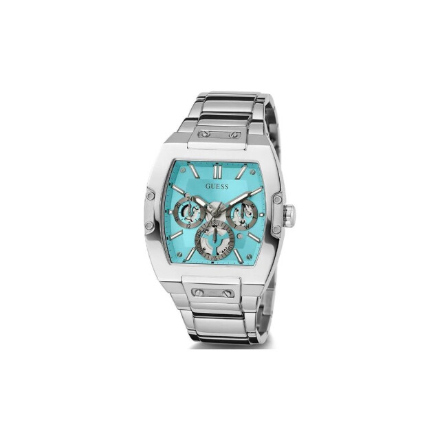 Guess Grijze rvs horloge met dubbele kalender Guess Grijze RVS Horloge Met Dubbele Kalender large