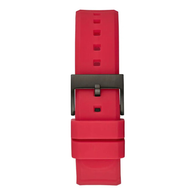 Guess Rode silicone horloge met analoge en digitale weergave Guess Rode Silicone Horloge Met Analoge En Digitale Weergave large