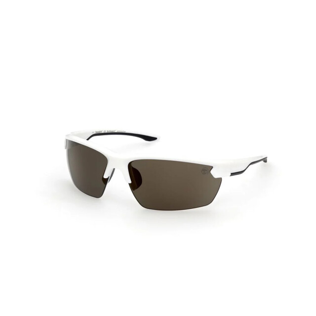 Timberland Witte plastic zonnebril voor mannen Timberland Witte Plastic Zonnebril Voor Mannen large