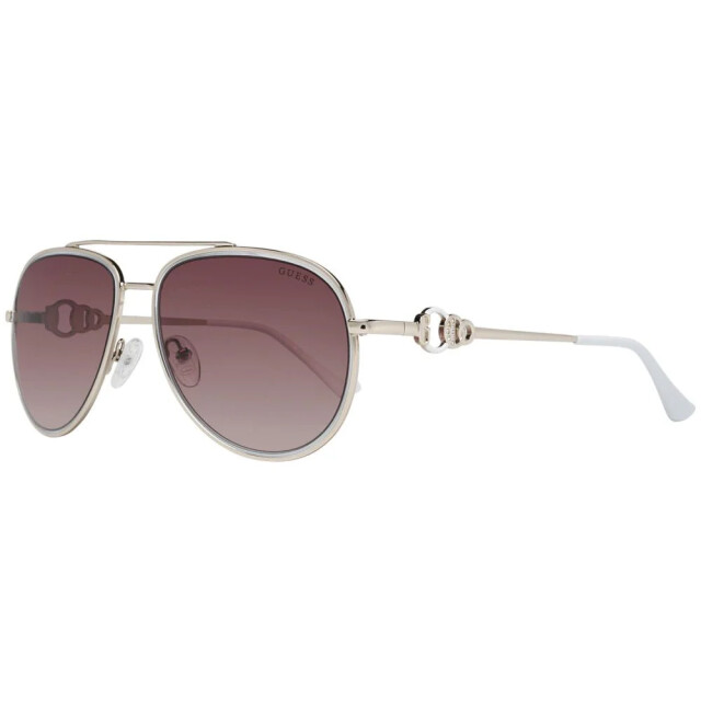 Guess Gouden metaal zonnebril voor vrouwen 56 mm Guess Gouden Metaal Zonnebril Voor Vrouwen 56 mm large