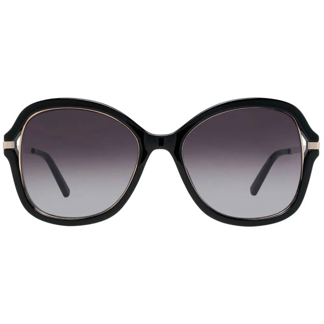 Guess Zwarte hars zonnebril voor dames 54 mm Guess Zwarte Hars Zonnebril voor Dames 54 mm large