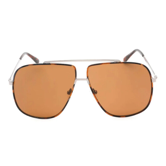 Guess Bruine metalen zonnebril voor mannen Guess Bruine Metalen Zonnebril voor Mannen large