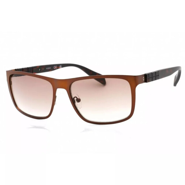 Guess Bruine metalen zonnebril voor heren gf0169-49f Guess Bruine Metalen Zonnebril Voor Heren GF0169-49F large