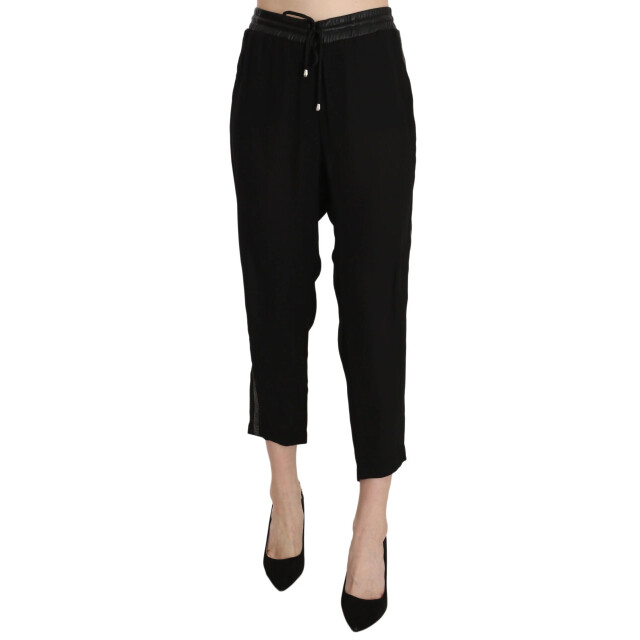Guess Chic hoge taille cropped broek in elegant Guess Chic Hoge Taille Cropped Broek in Elegant Zwart large