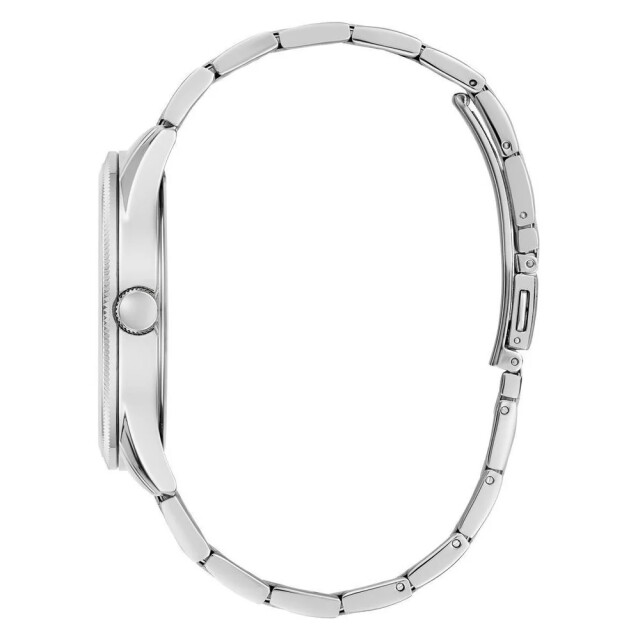 Guess Grijze rvs horloge met blauwe wijzerplaat Guess Grijze RVS Horloge Met Blauwe Wijzerplaat large