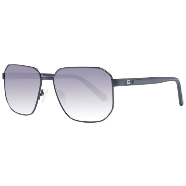 Guess Zwarte metalen zonnebril voor mannen Guess Zwarte Metalen Zonnebril voor Mannen large