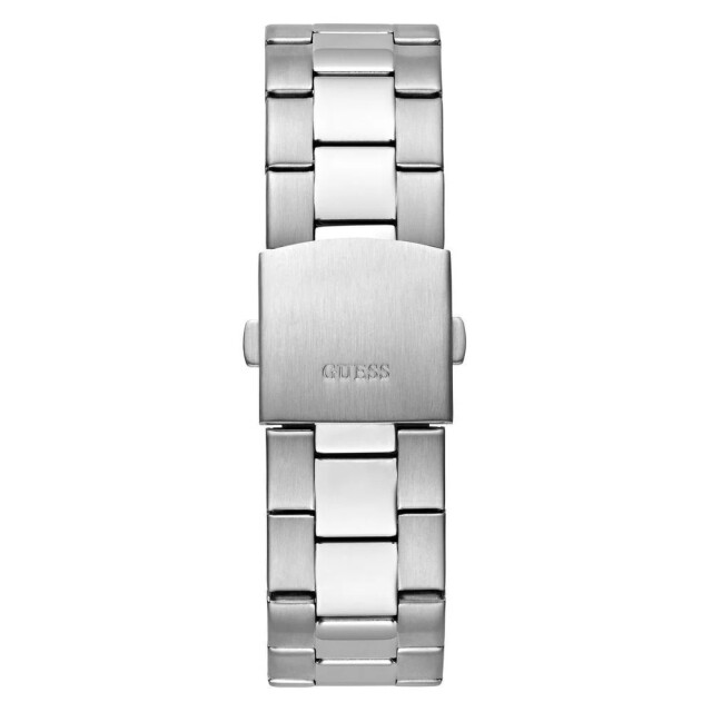 Guess Grijze rvs horloge met dubbel kalenderfunctie Guess Grijze RVS Horloge met Dubbel Kalenderfunctie large