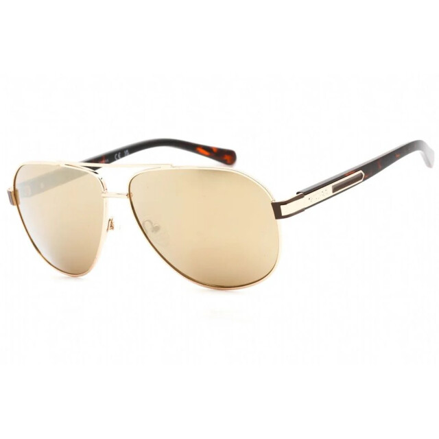 Guess Gouden metalen zonnebril voor trendy uiterlijk Guess Gouden Metalen Zonnebril Voor Trendy Uiterlijk large