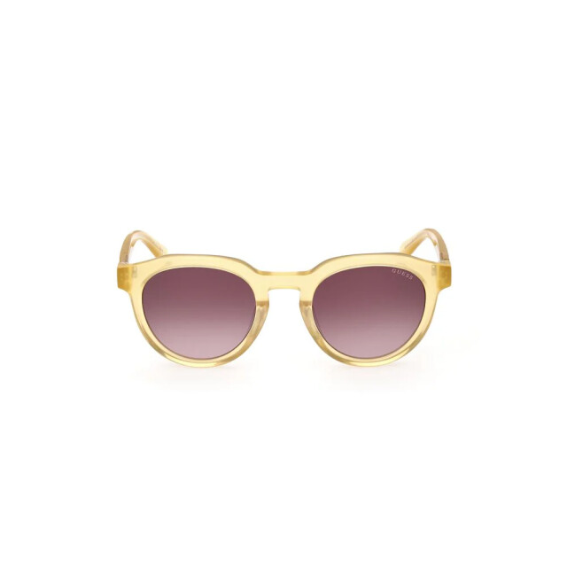 Guess Gele plastic zonnebril voor mannen 50mm lens Guess Gele Plastic Zonnebril Voor Mannen 50mm Lens large