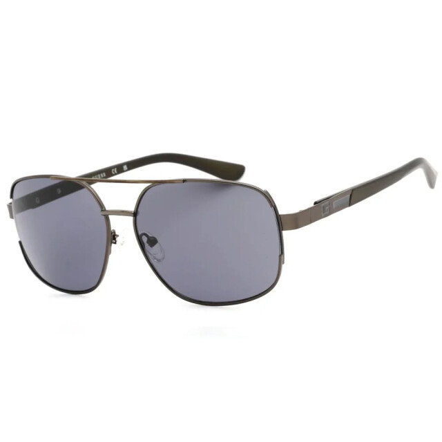 Guess Grijze metalen zonnebril voor mannen Guess Grijze Metalen Zonnebril Voor Mannen large