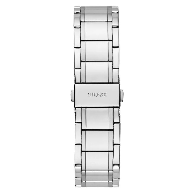 Guess Grijze rvs horloge met blauwe wijzerplaat Guess Grijze RVS Horloge Met Blauwe Wijzerplaat large
