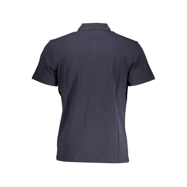 Napapijri Katoenen polo voor mannen Napapijri Blauw Katoenen Polo Voor Mannen large