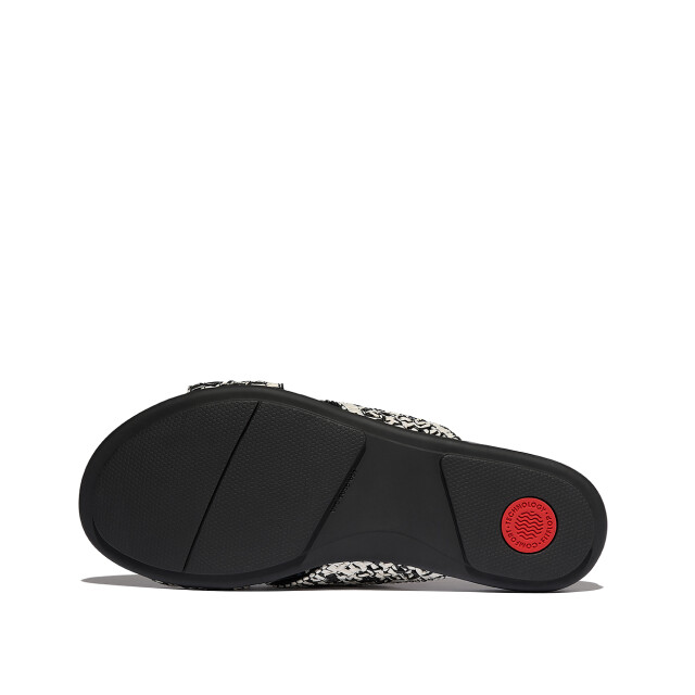 FitFlop Gracie woven cross slides JA8 large