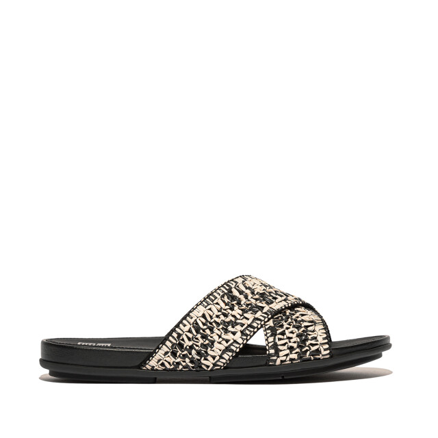 FitFlop Gracie woven cross slides JA8 large