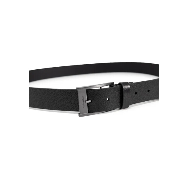 Calvin Klein Leren riem heren met gesp 40-55 cm Calvin Klein Zwart Leren Riem Heren Met Gesp 40-55 cm large