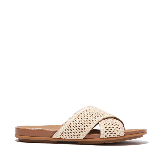 FitFlop Gracie woven cross slides JA8 large