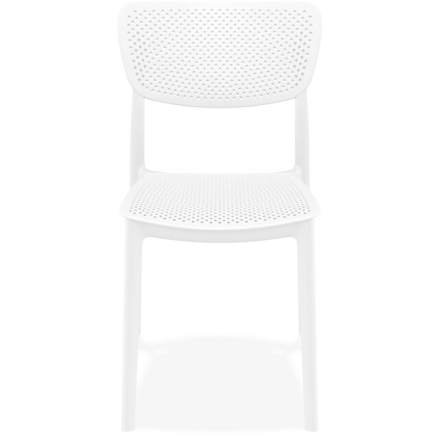 Alterego Palma geperforeerde terrasstoel 53x45x82 cm 3191360 large