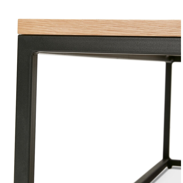 Alterego Grote salontafel in industriële stijl tribeca 110x110x35 cm 3191467 large