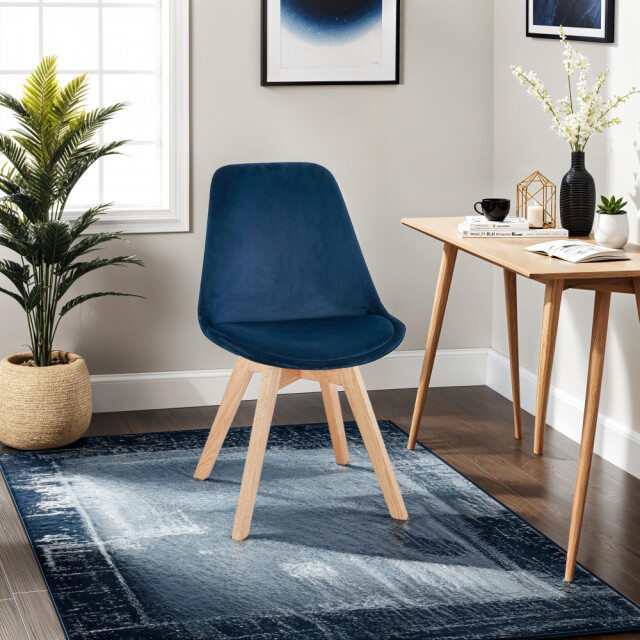 Alterego Fluwelen stoel joe 3067795 large