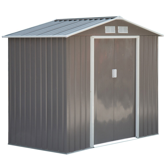4goodz Outsunny gereedschapsschuur metaal 127x213x185 cm - 3158247 large