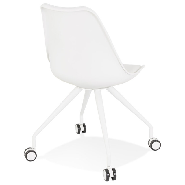 Alterego Bureaustoel op wielen skin 60x60x92 cm 3191765 large