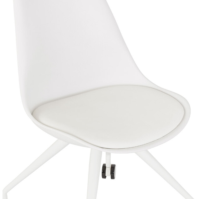 Alterego Bureaustoel op wielen skin 60x60x92 cm 3191765 large