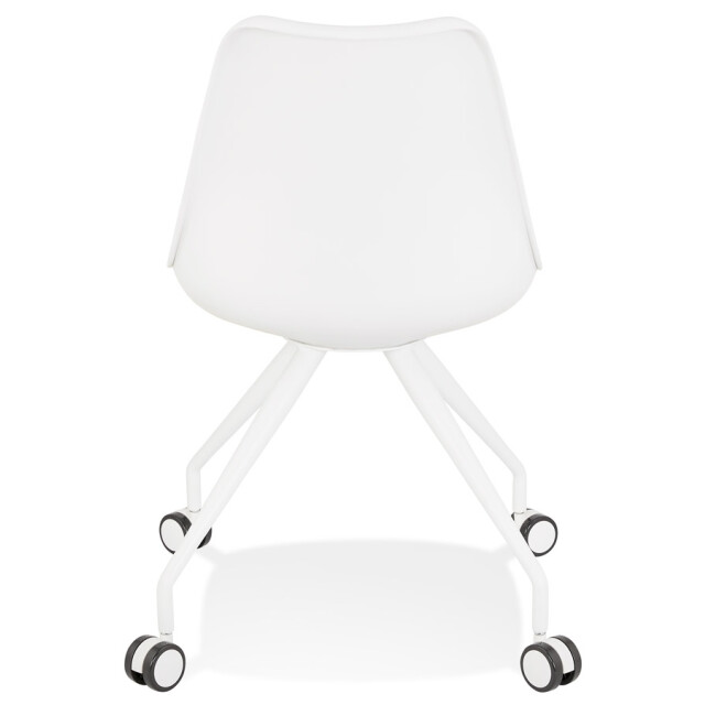 Alterego Bureaustoel op wielen skin 60x60x92 cm 3191765 large