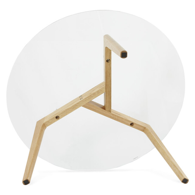 Alterego Glazy ronde woonkamer salontafel 90x90x45 cm 3191453 large