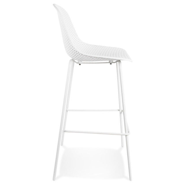Alterego Geperforeerde barkruk loki 48x49x106 cm 3191048 large