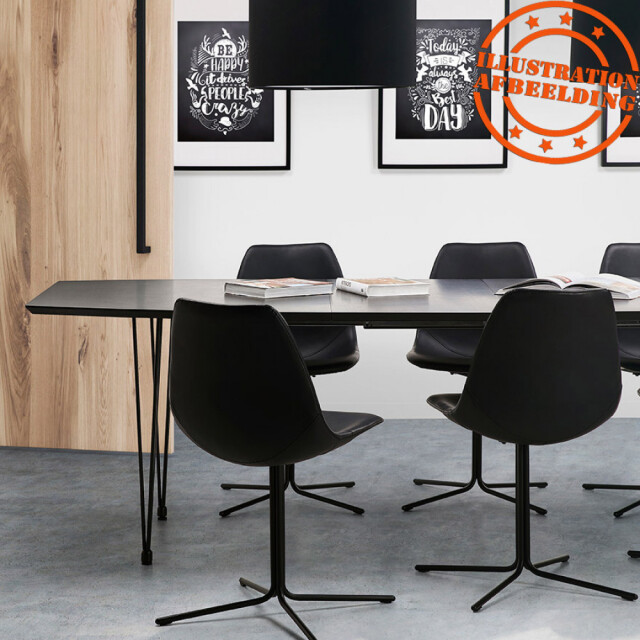 Alterego Uitschuifbare eet/vergadertafel motus 2950060 large