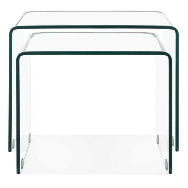 Alterego Set van 2 design nestbare bijzettafels bobby 60x50x45 3191466 large
