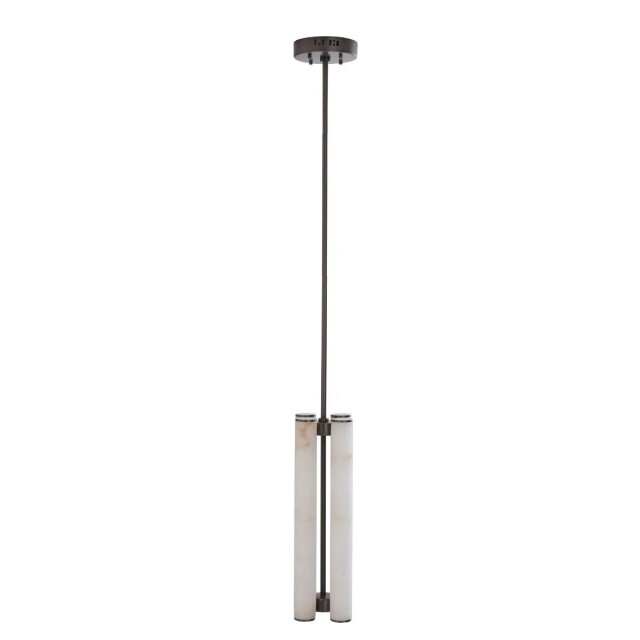 Signature Verticale kroonluchter in albast en metaal h55 cm montaigne 2980578 large