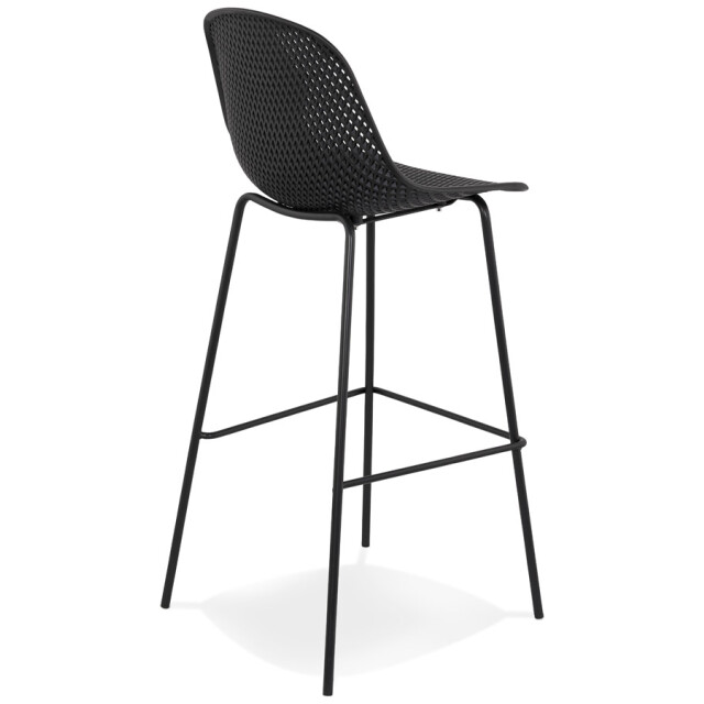 Alterego Geperforeerde barkruk loki 48x49x106 cm 3191050 large