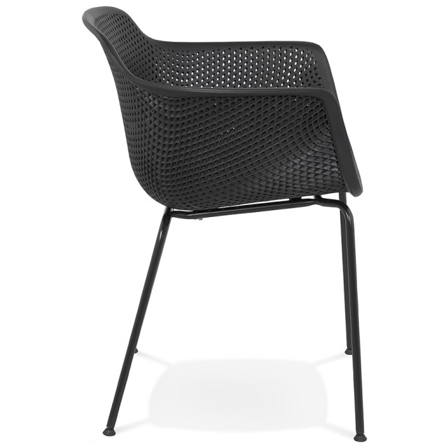 Alterego Stoel met geperforeerde armleuningen drak 2949747 large