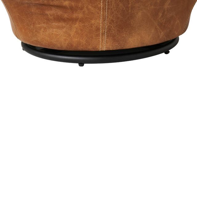 Signature Draaibare leren fauteuil l86 cm achille 3061008 large