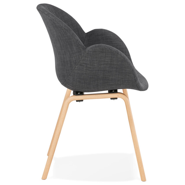 Alterego Design stoel met armleuningen samy 59x59x88 cm 3190684 large