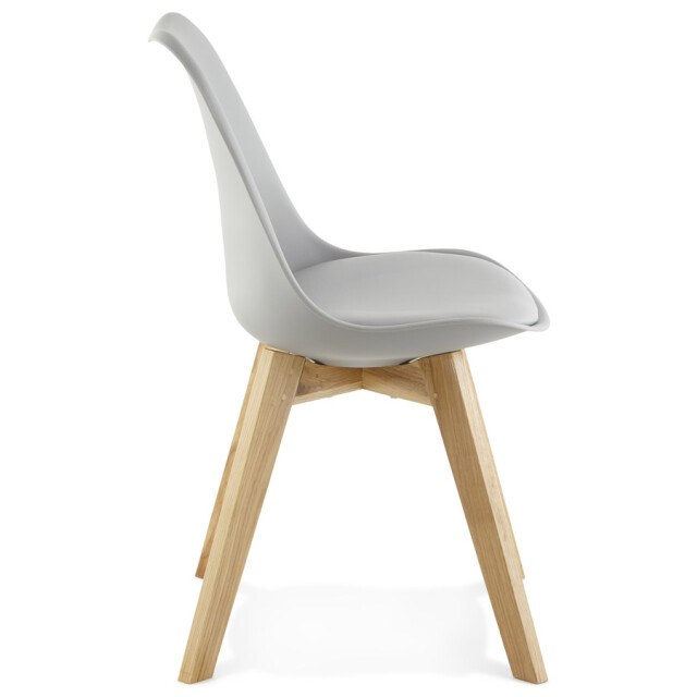 Alterego Moderne stoel teki 56x48x83 cm 3191265 large