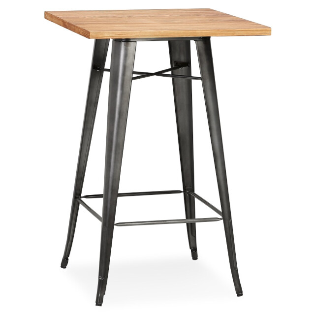 Alterego Hoge tafel in industriële stijl gramy 2949705 large