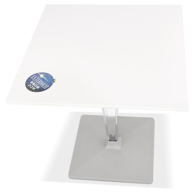 Alterego Limpid vierkante terrastafel 68x68x716 cm 3191670 large