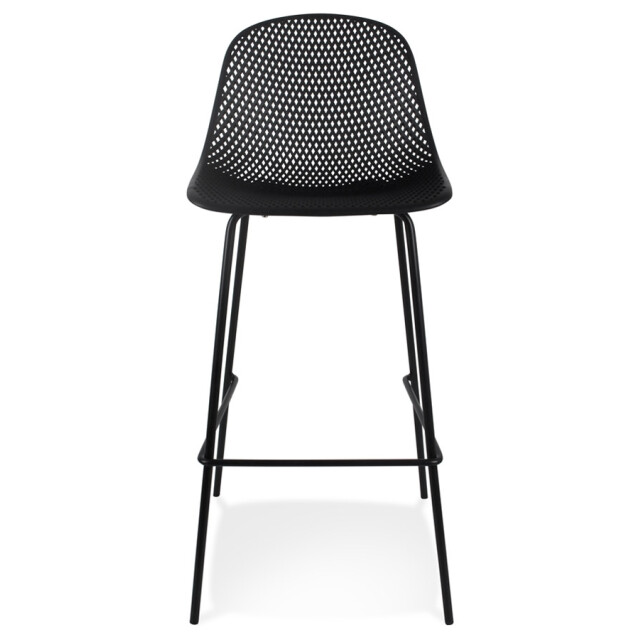 Alterego Geperforeerde barkruk loki 48x49x106 cm 3191050 large
