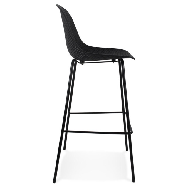 Alterego Geperforeerde barkruk loki 48x49x106 cm 3191050 large