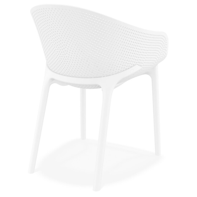 Alterego Geperforeerde terrasstoel lucky 60x54x81 cm 2950270 large