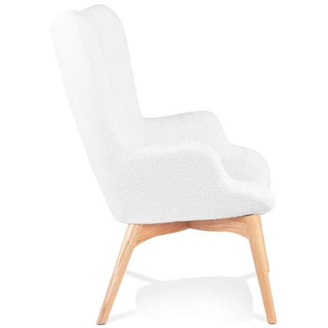 Alterego Trapeur stijl vleugelfauteuil 93x67x65 cm 3190751 large